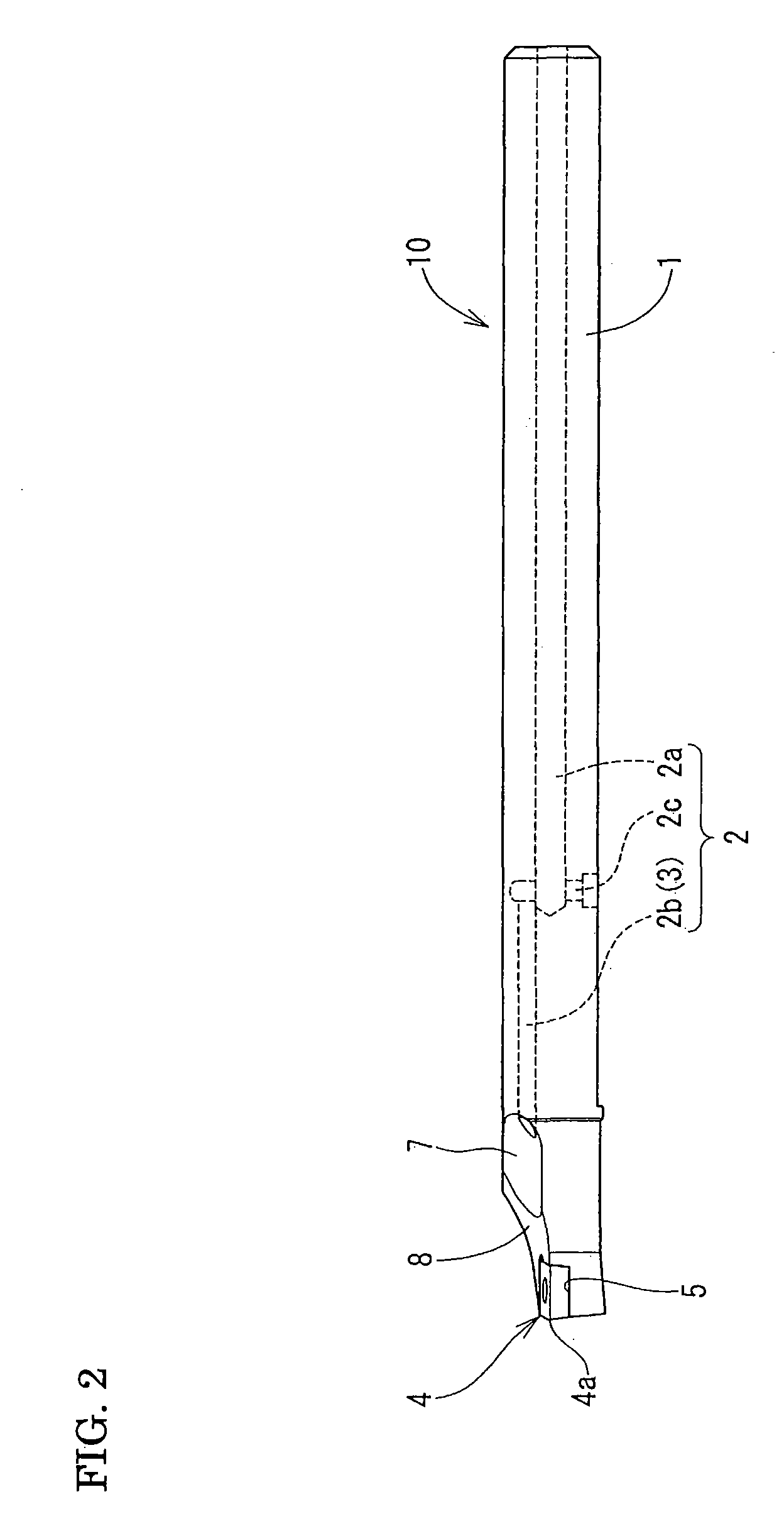 Boring tool with coolant hole