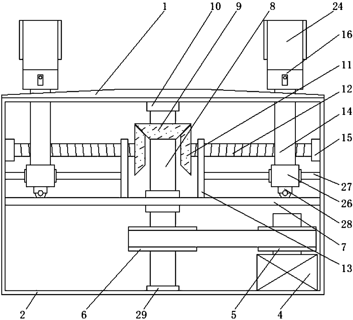 Clamping device based on metal corrugated pipe machining and grinding