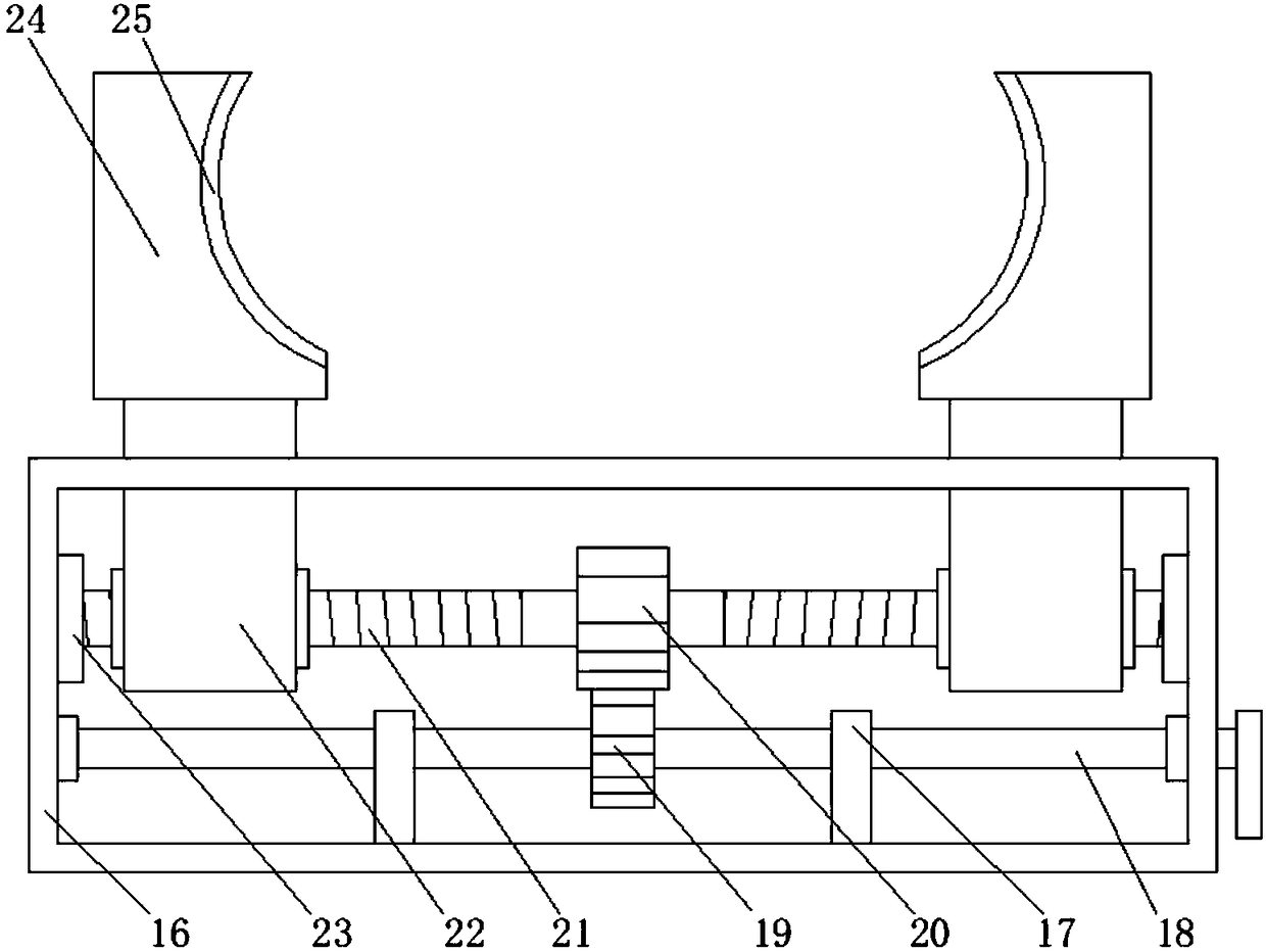 Clamping device based on metal corrugated pipe machining and grinding