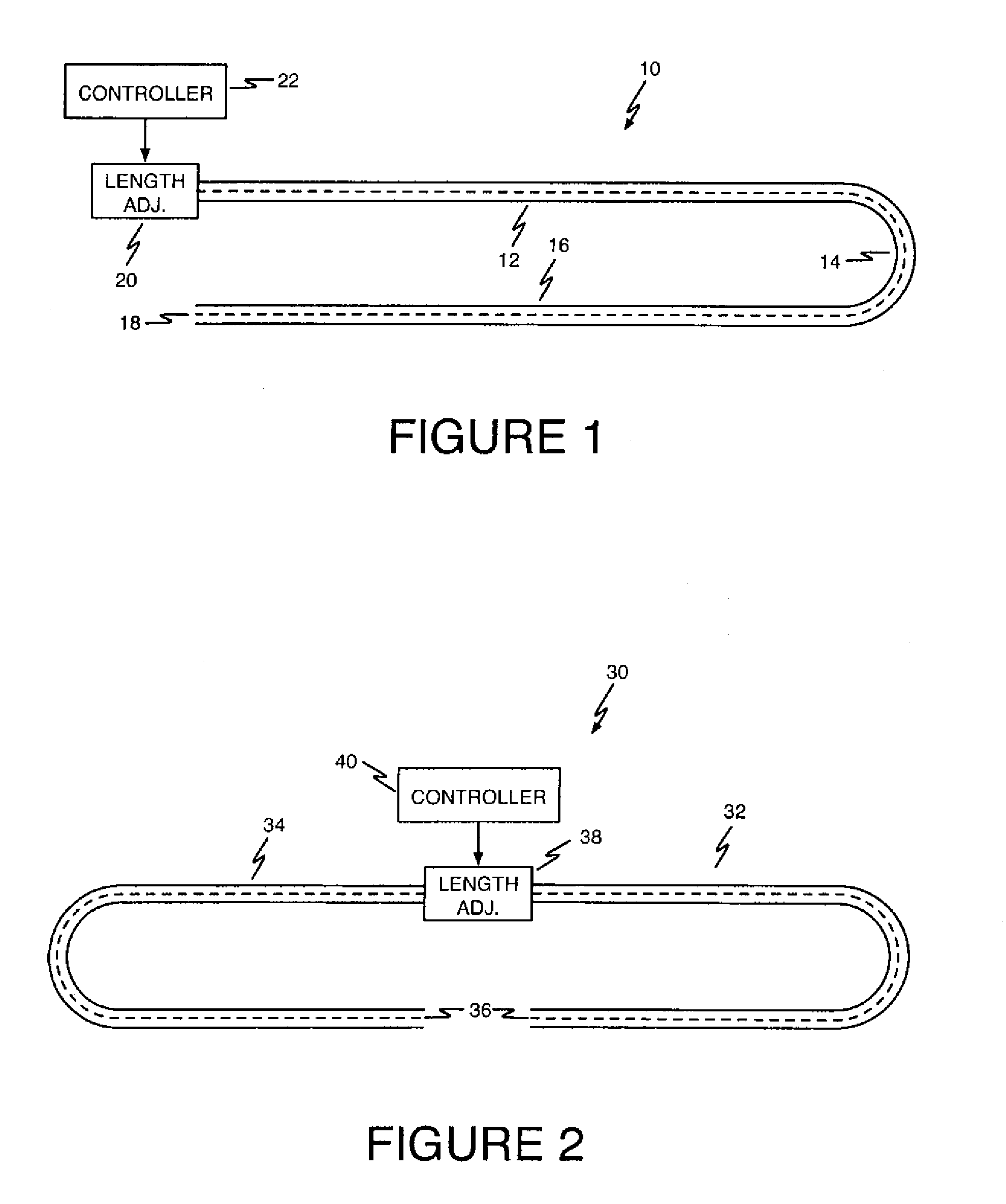 Adjustable antenna element and antennas employing same