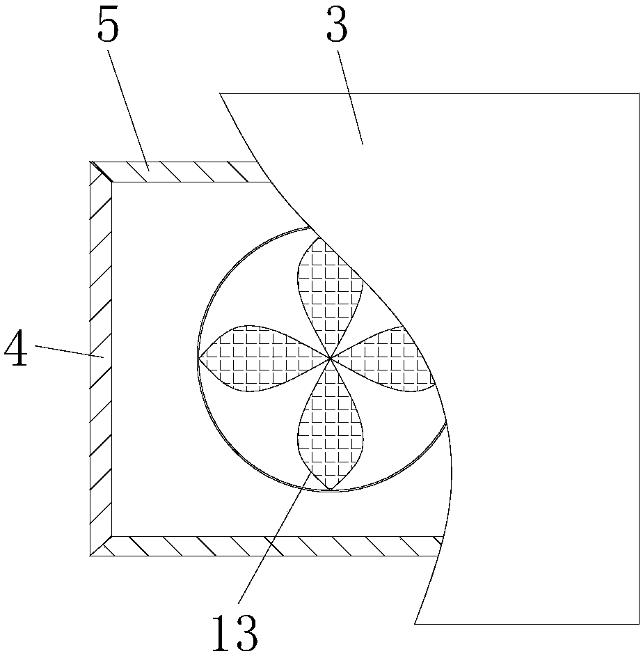 Convection heat-radiating power distribution cabinet