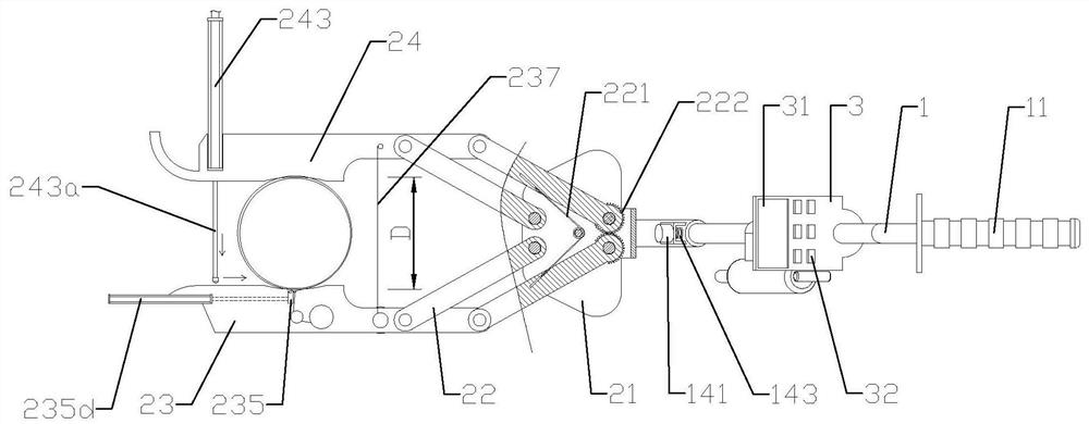 Forest size measuring instrument