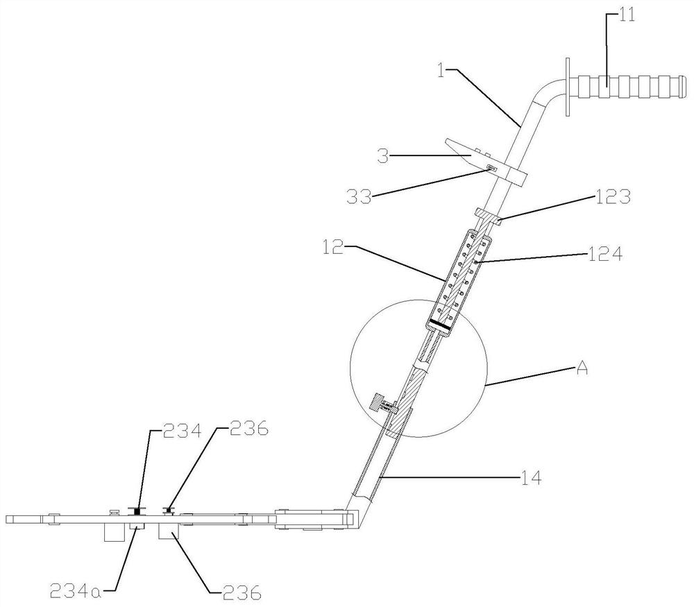 Forest size measuring instrument