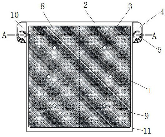 Flat sheet membrane supporting screen plate capable of forming water outlet channel after being spliced