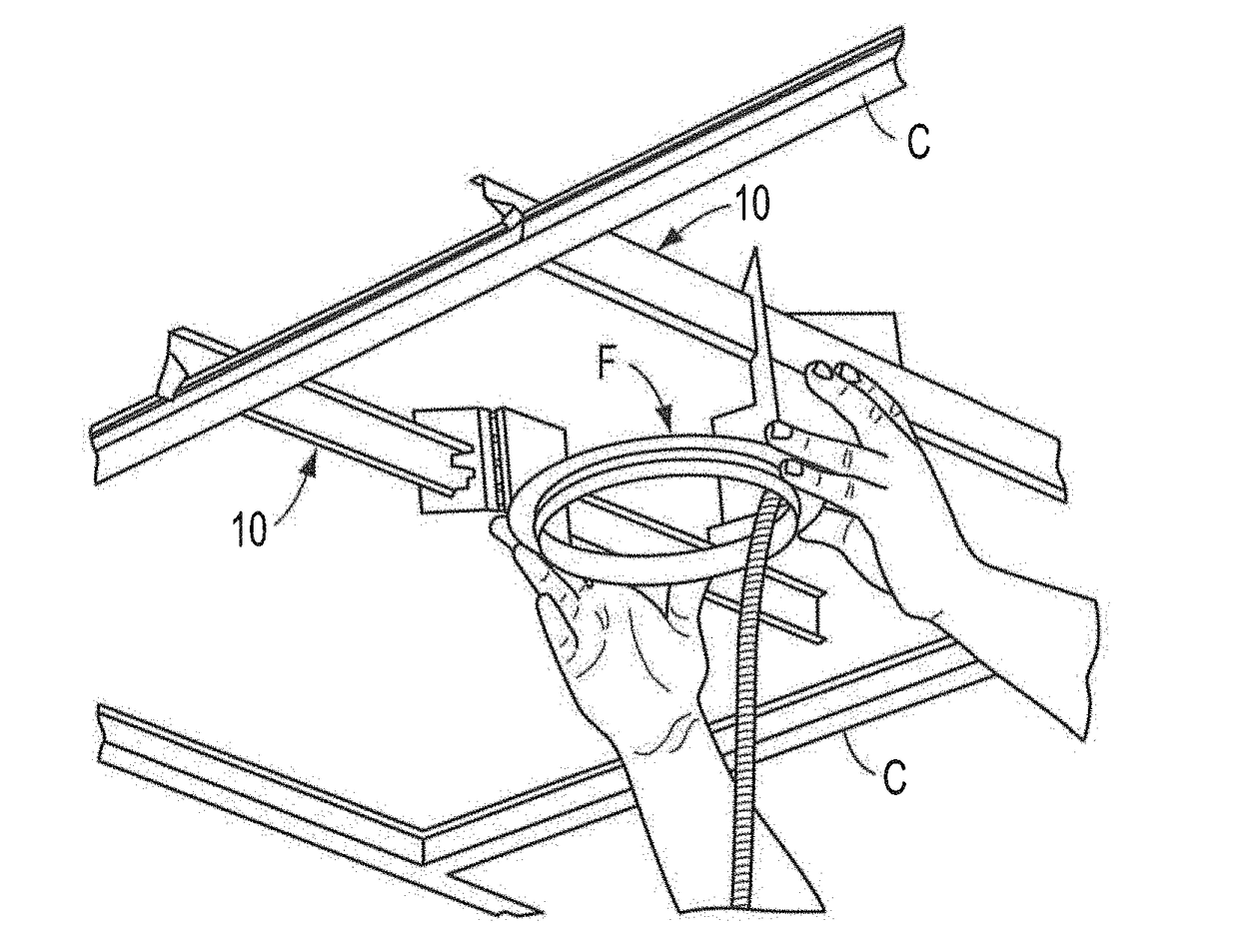 Fixture hanger assembly