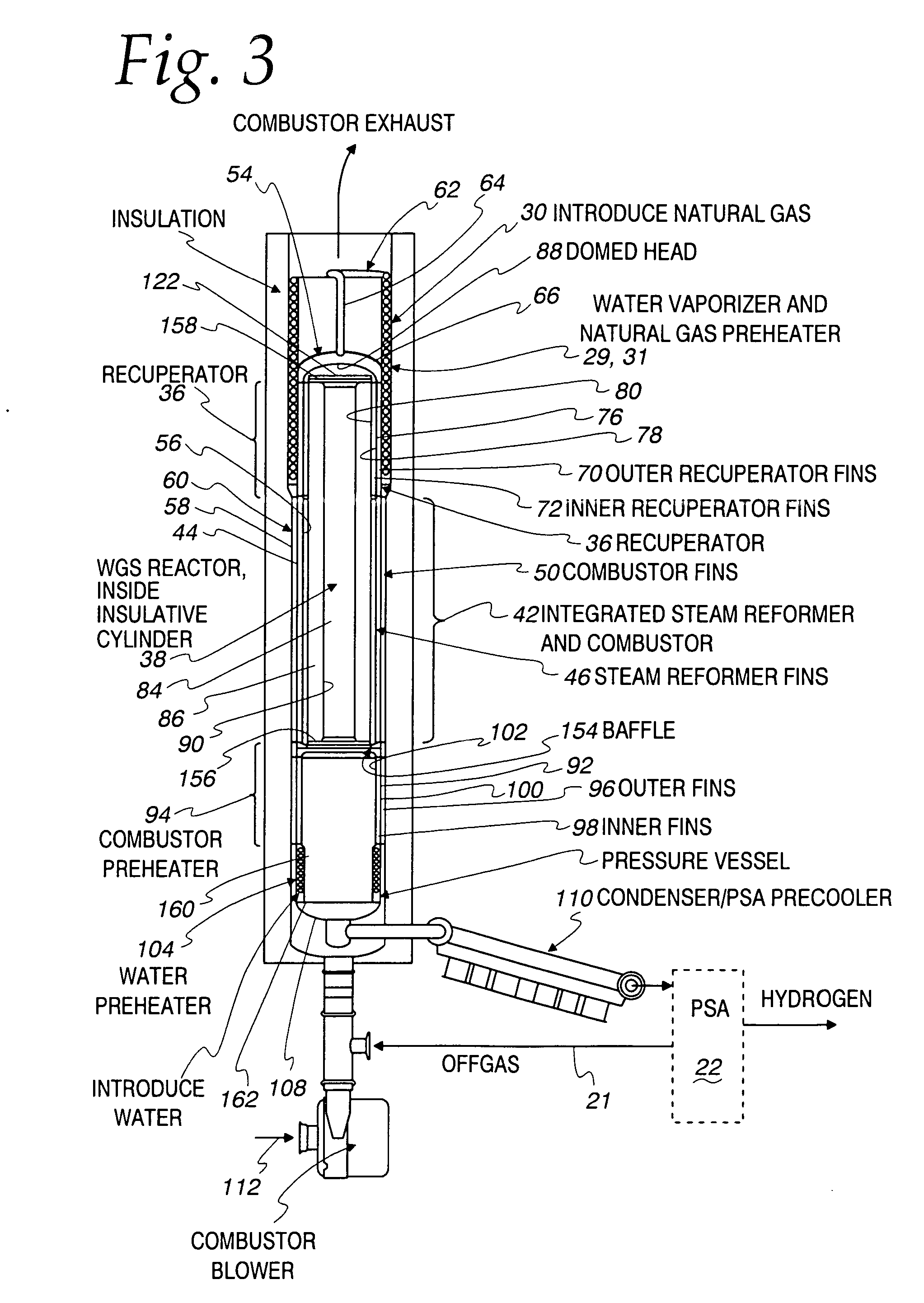 Highly integrated fuel processor for distributed hydrogen production