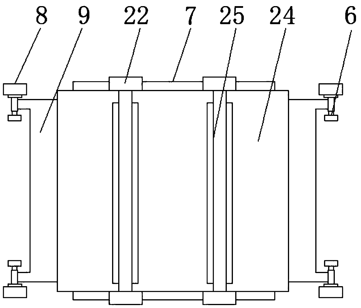 Plastic product selling bearing frame