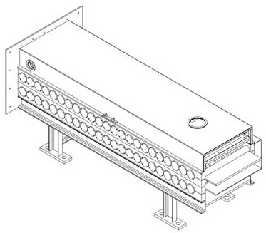 Conveying roller way control device for producing corrugated paper through rolling temperature control