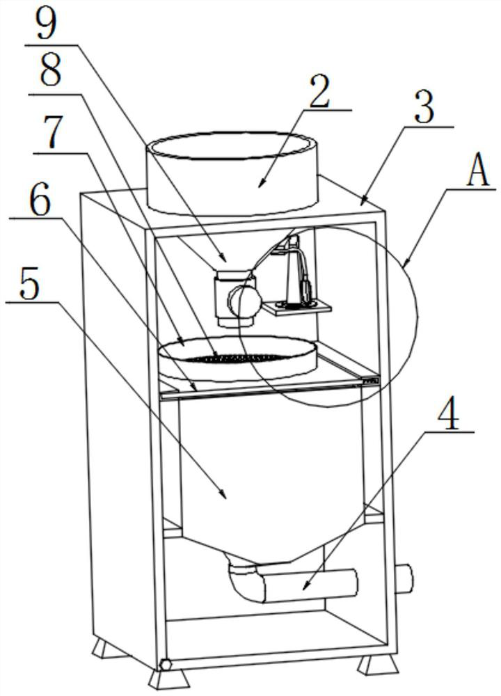 Automatic powder screening machine