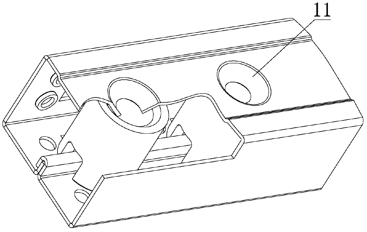 Steel frame of a switch cabinet