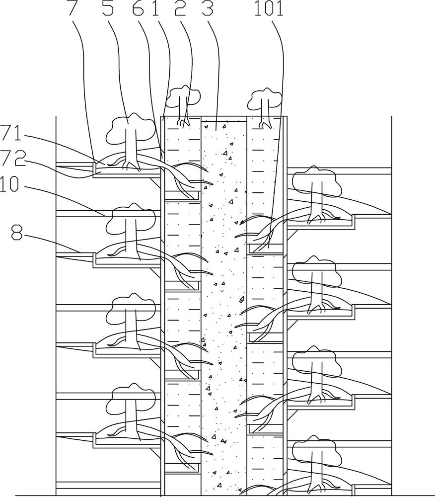 Ecological garden type high-rise building