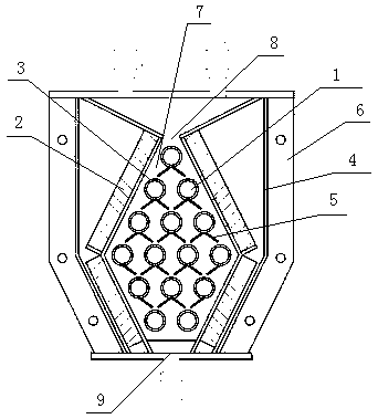 A device and method for removing magnetic foreign matter from lithium battery materials