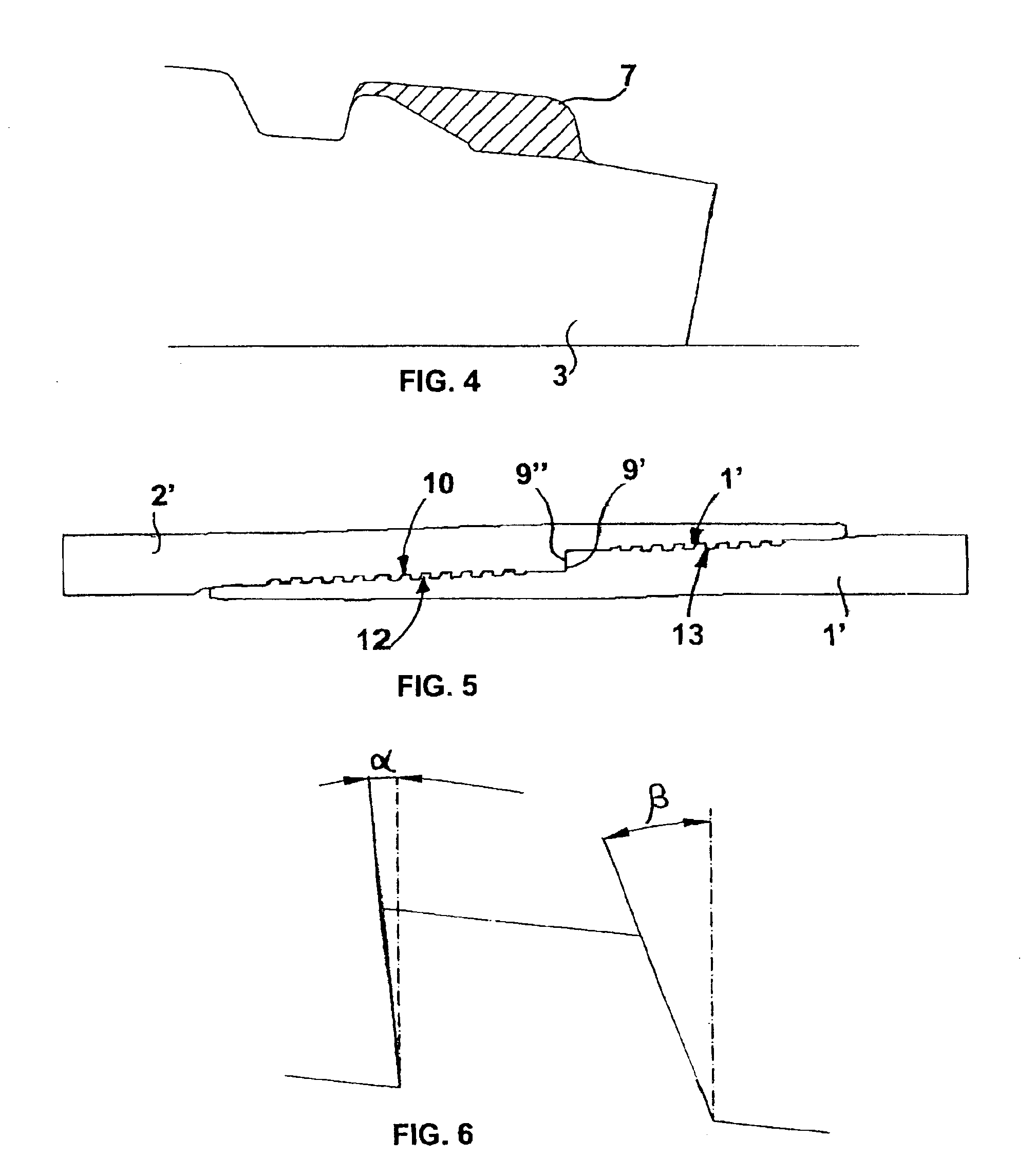 Threaded joint for tubes