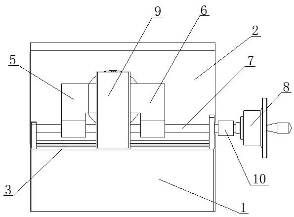 A device for measuring the structural size of a cable sheath