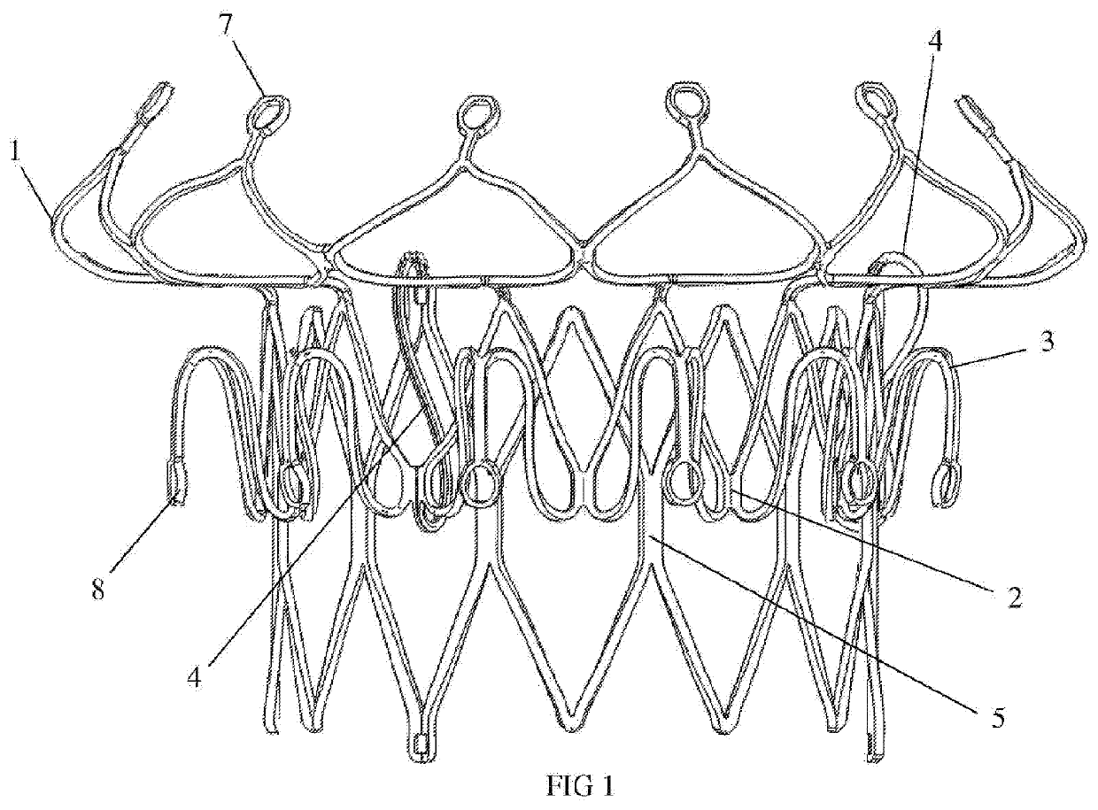 Low profile heart valve and delivery system