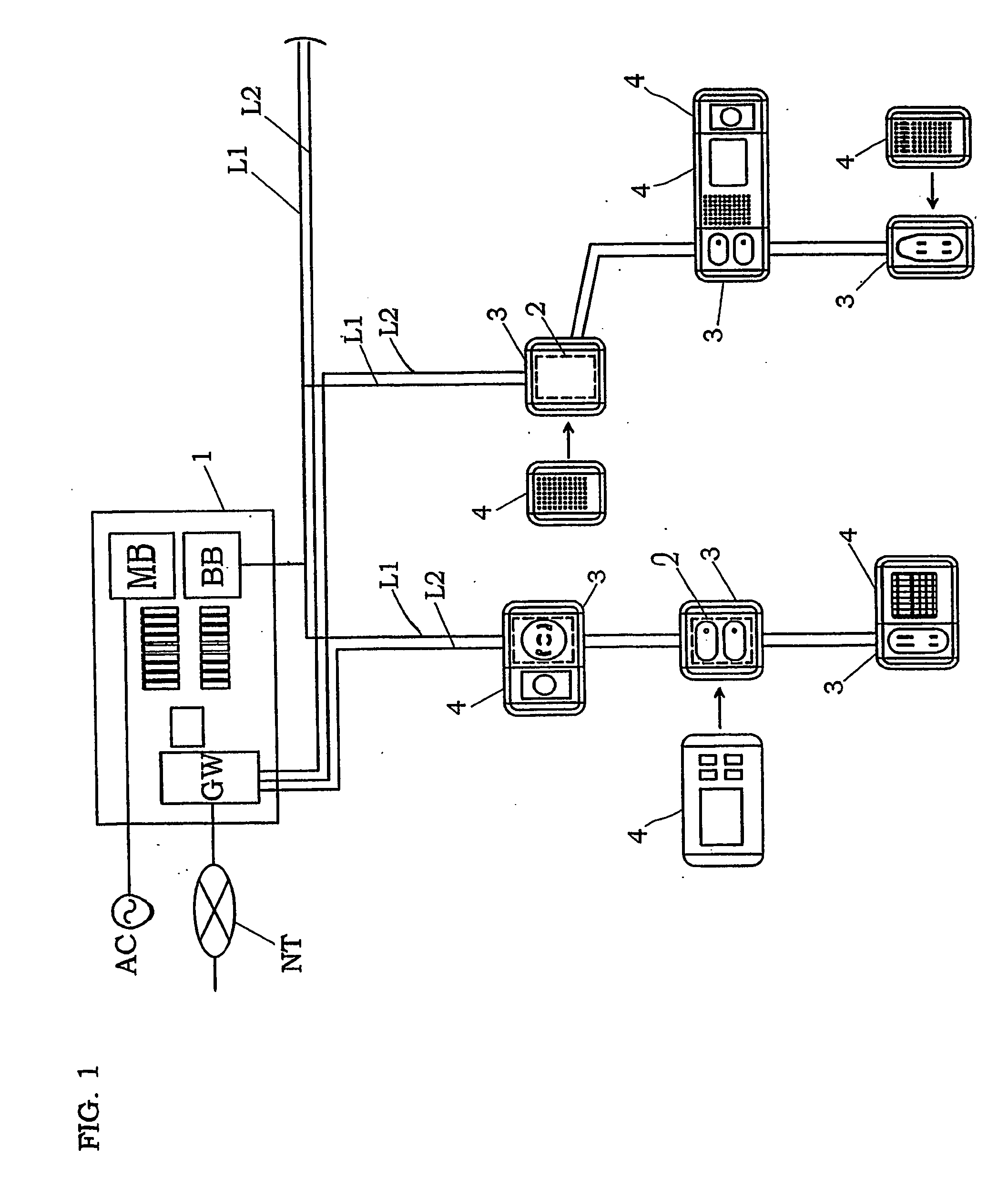 Base Unit for Dual Wiring System