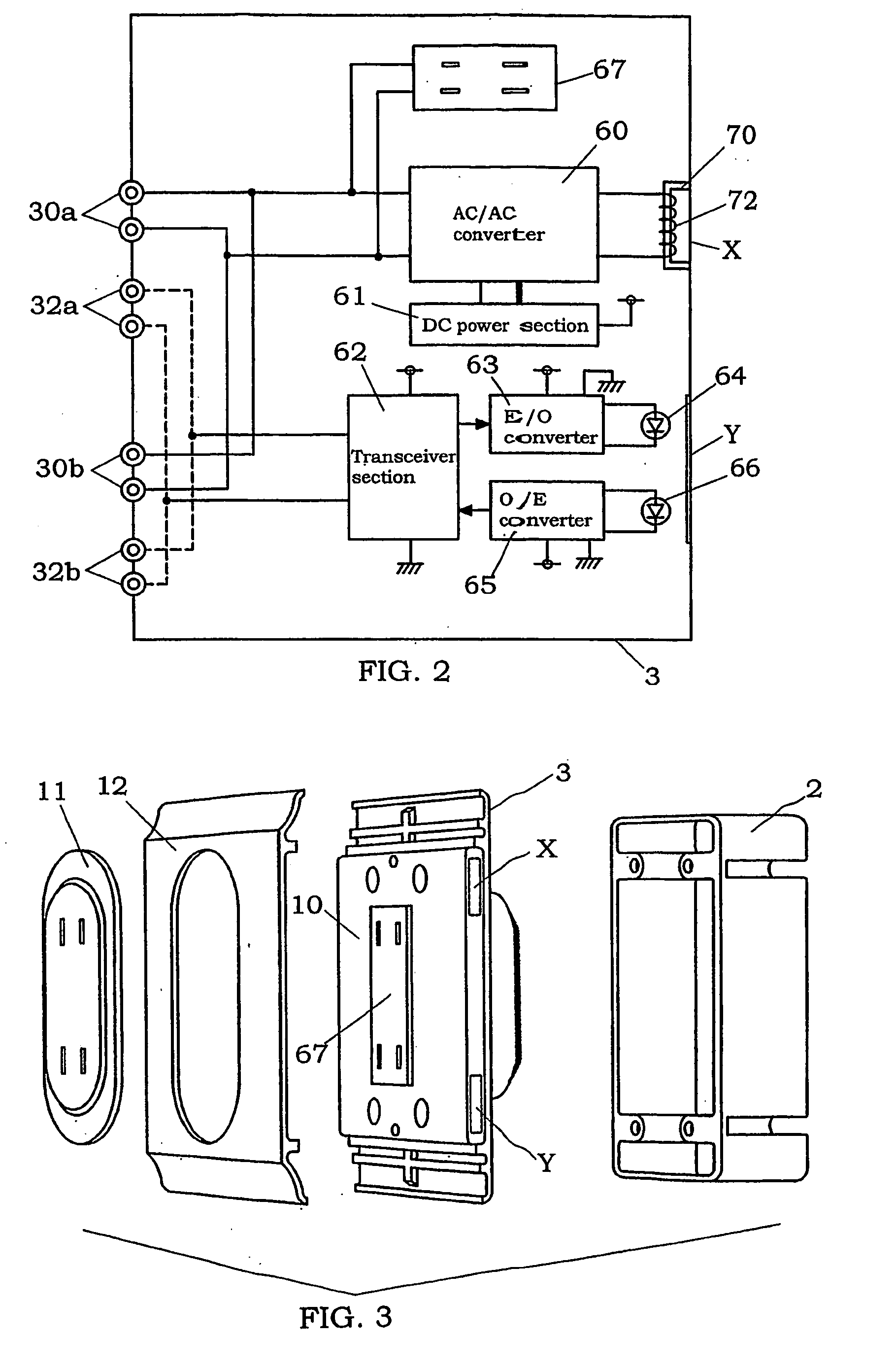 Base Unit for Dual Wiring System