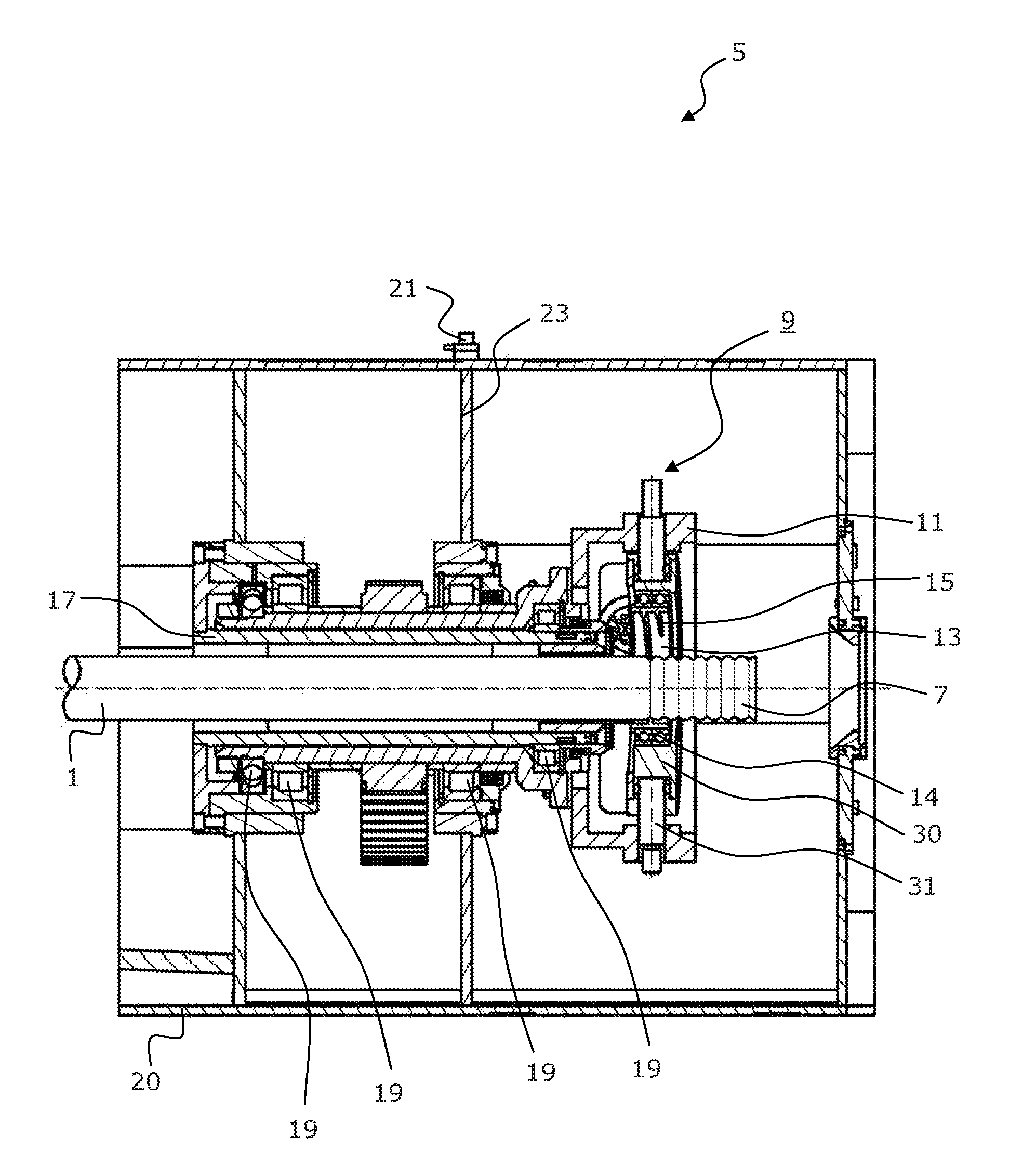 Apparatus and method for impressing a corrugation into a pipe