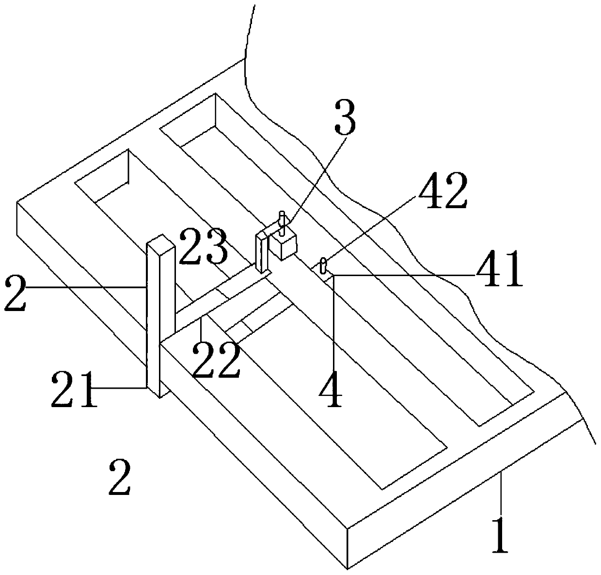 A fixing device for a quilting machine