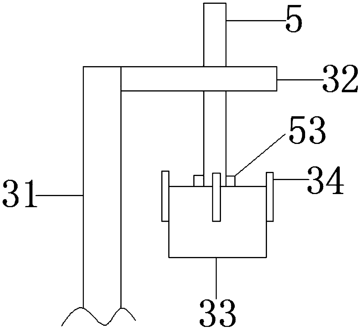 A fixing device for a quilting machine