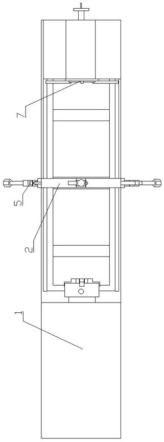 Machine tool laser compensation device for slender shaft machining and compensation method conducted though machine tool laser compensation device