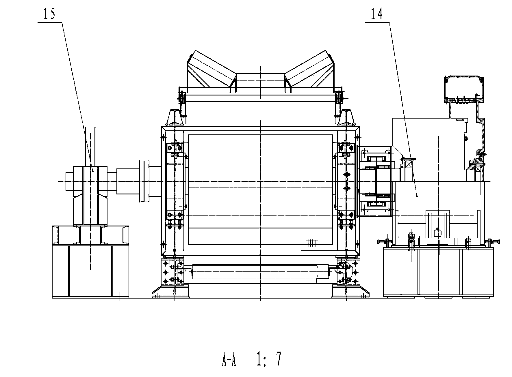 Novel belt conveyor