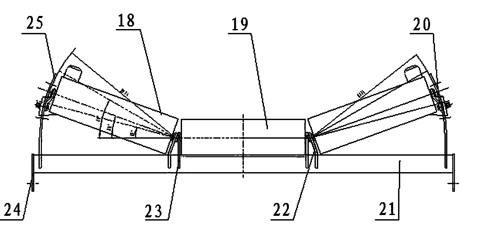 Novel belt conveyor