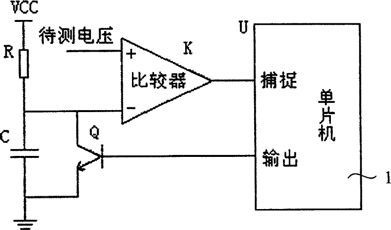 Singlechip signal sampling apparatus without module converter and sampling method thereof