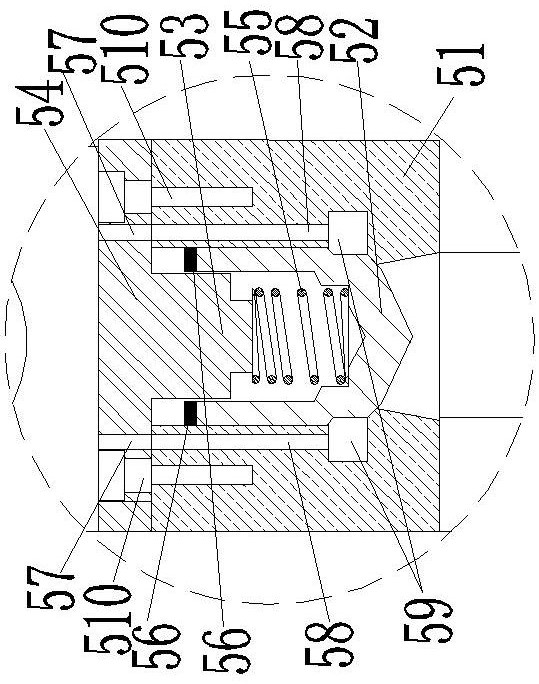 Liquid pumping system of piston type slurry pump with circulating cleaning device