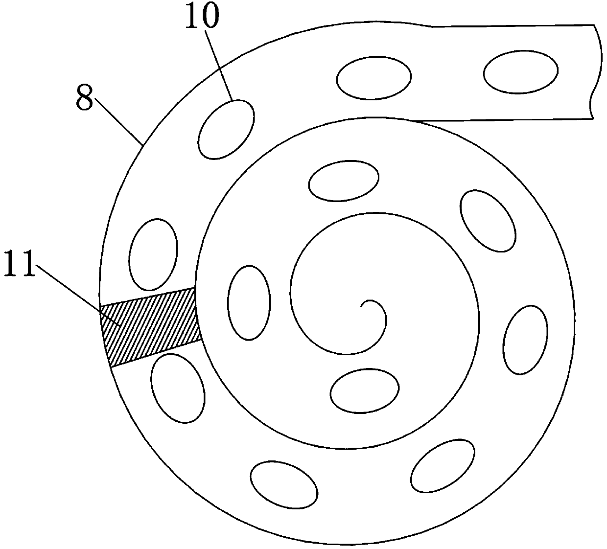 Power distribution cabinet circuit installation structure and use method thereof