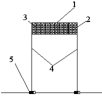 Device for reducing wave reflection among multiple floating breakwaters