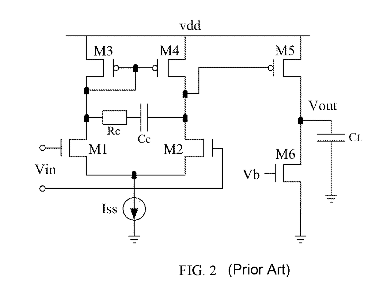 Frequency-compensated transconductance amplifier