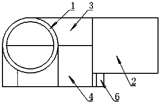 Special easy-to-assemble fastening adapter