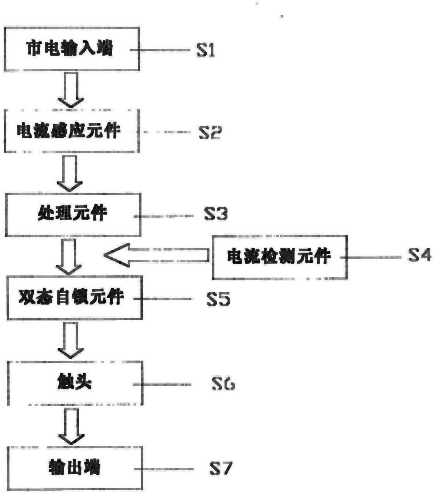 Indoor electric intelligent switch