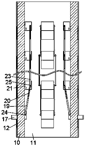 Device used for transferring castings