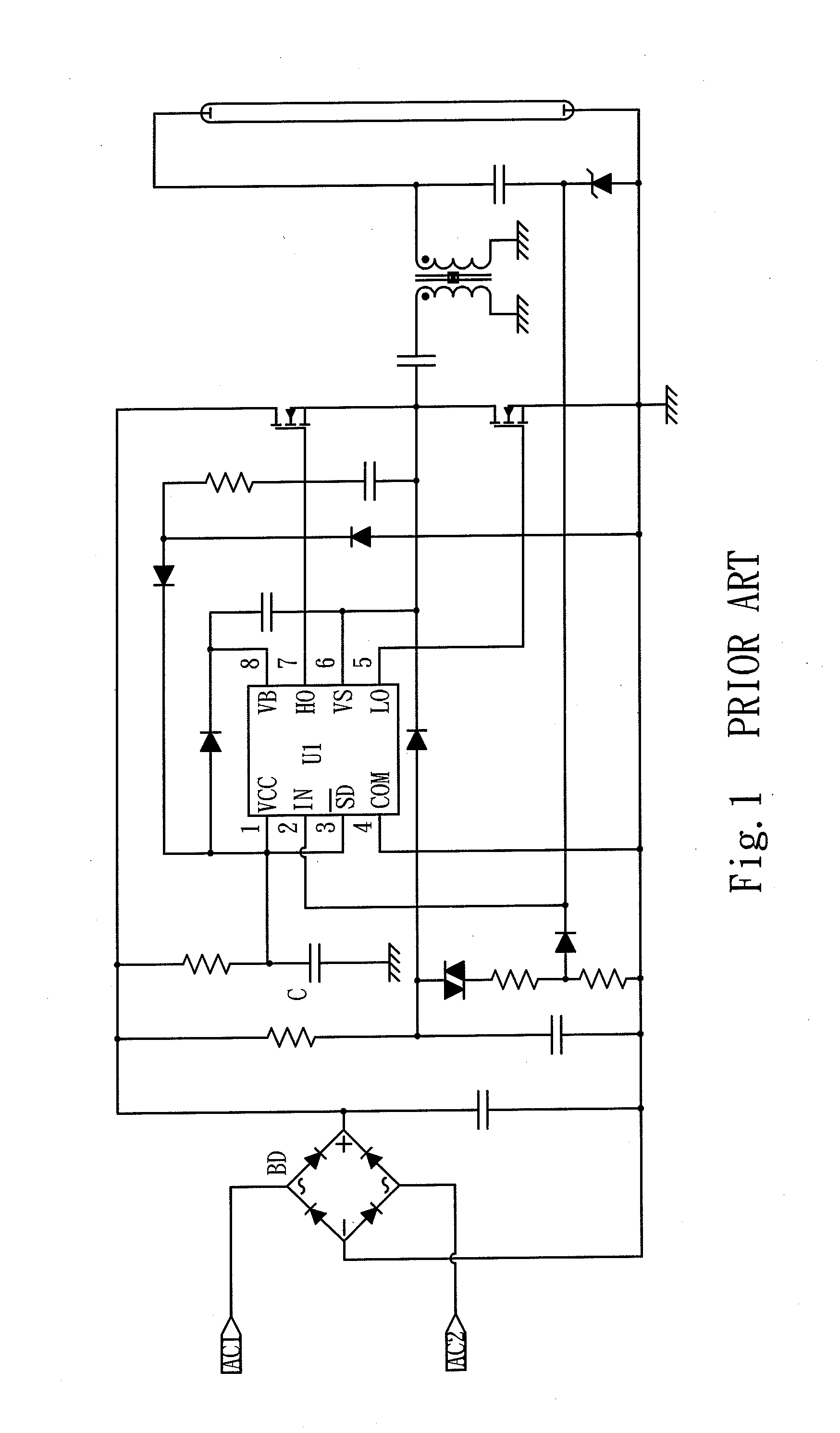 Auxiliary power generation circuit