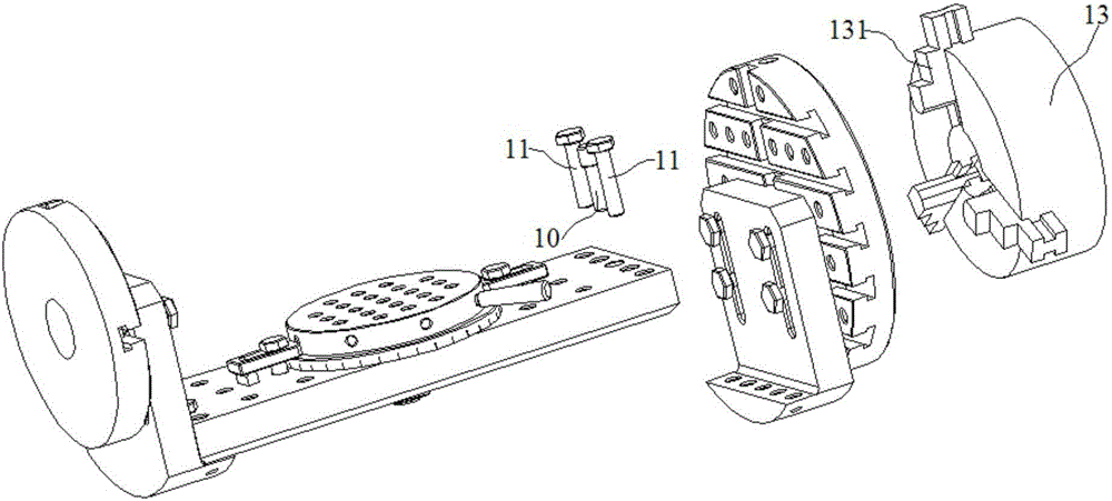 Workpiece fixture for numerically-controlled machine tool