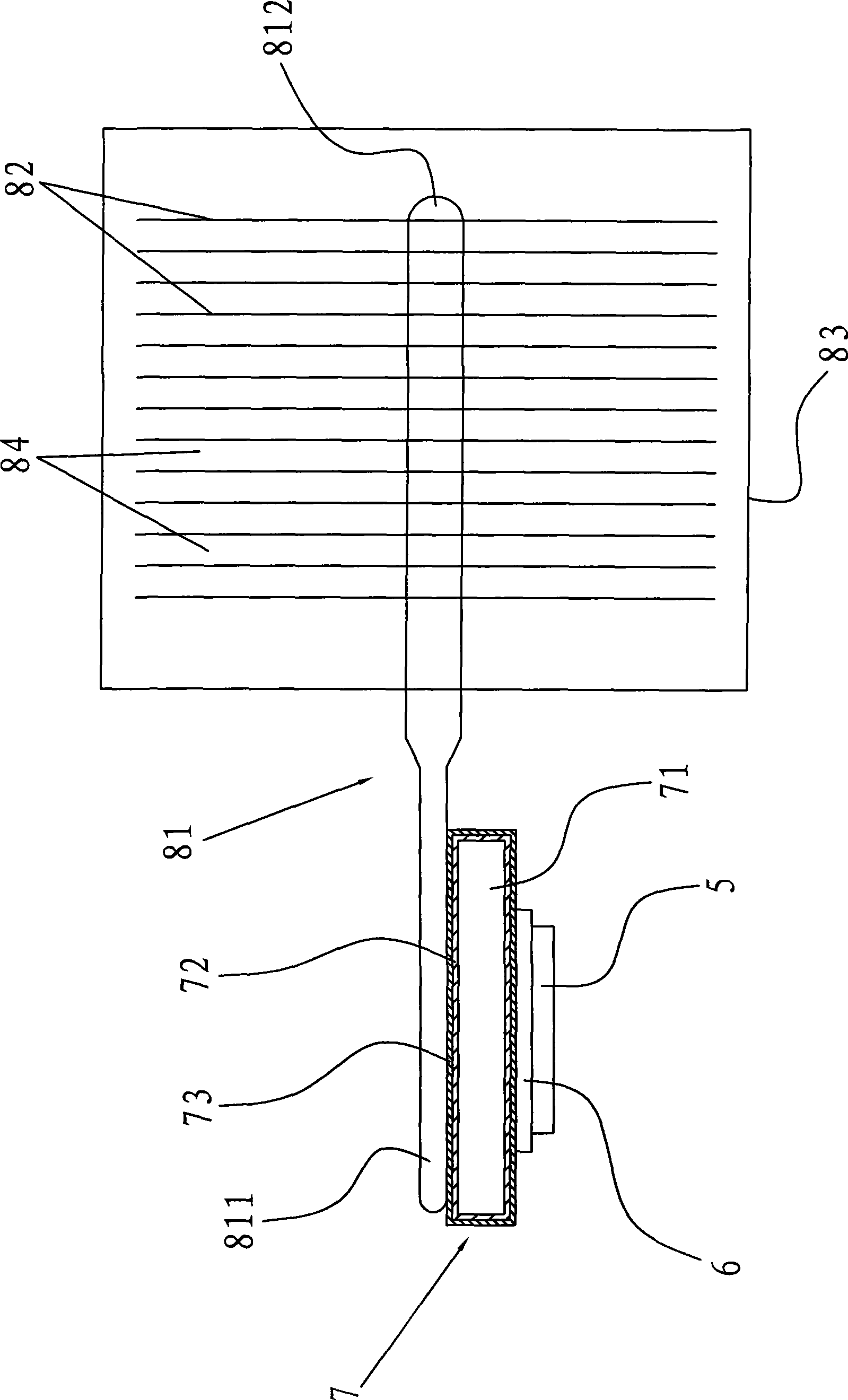 High power LED lamp heat conducting and heat radiating device, heat conducting base and producing technique