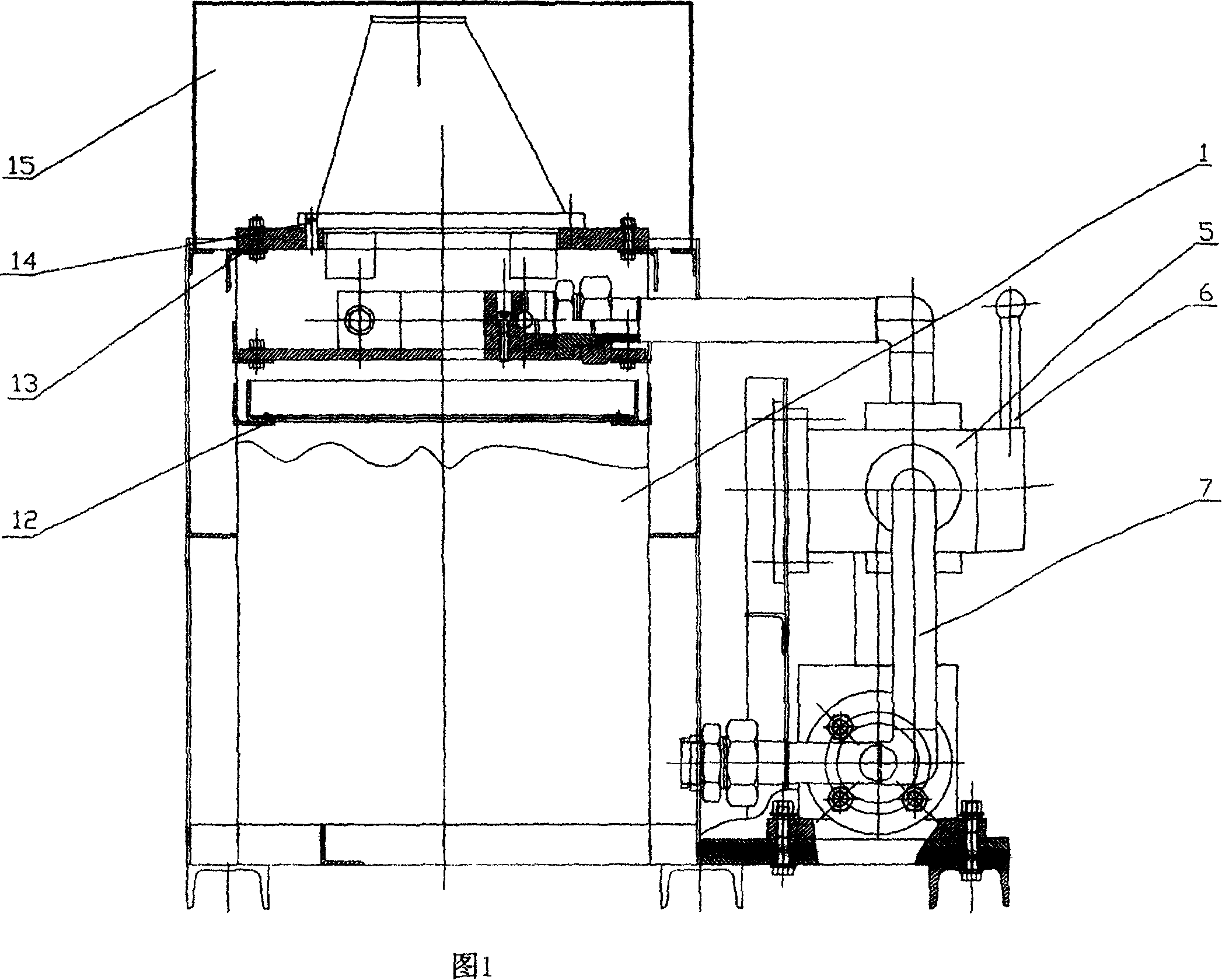 Blind screw hole cleaning machine