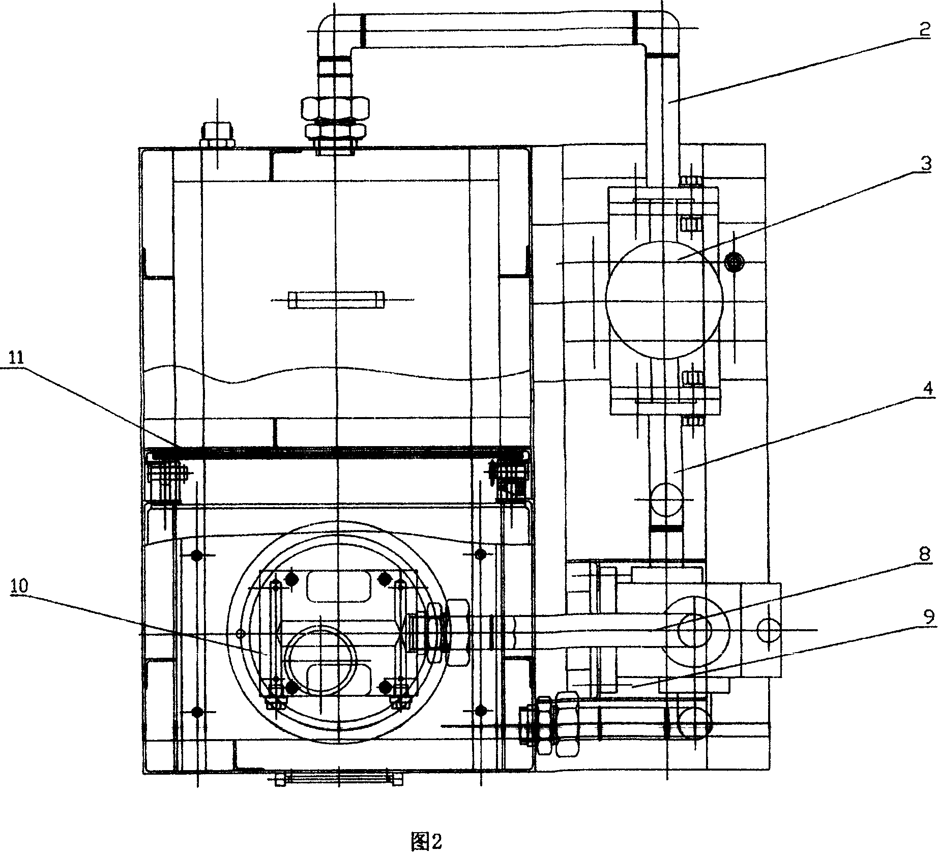 Blind screw hole cleaning machine