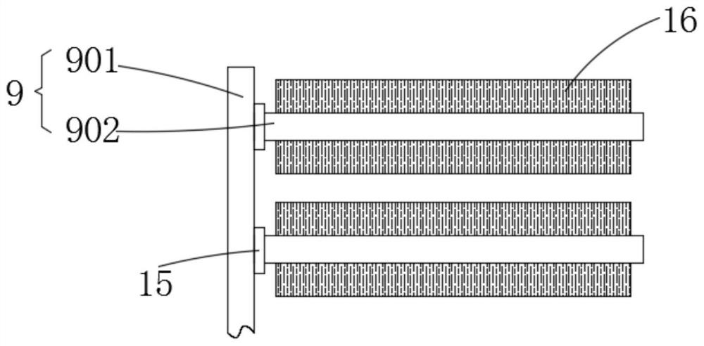 Mica paper winding device with uniform and rapid drying mechanism