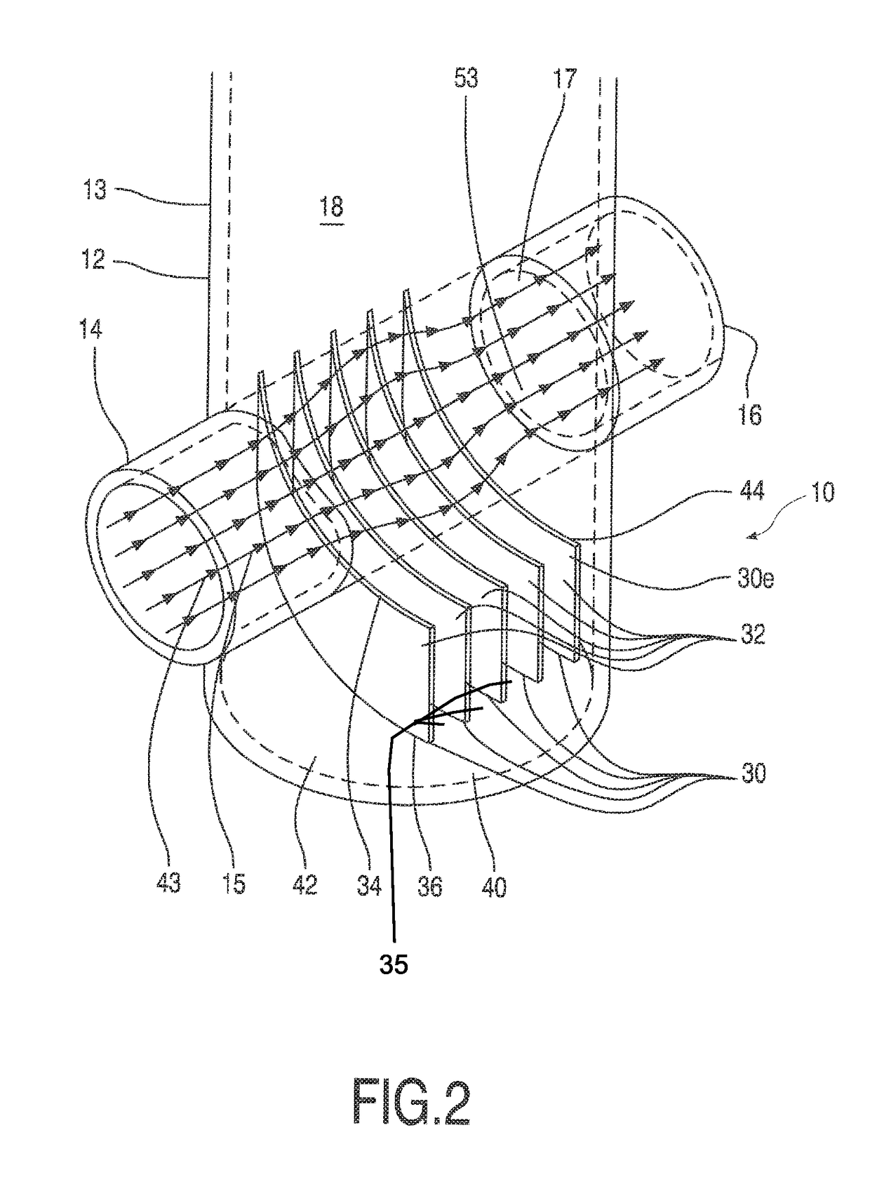 Removal device for micro-bubbles and dirt particles