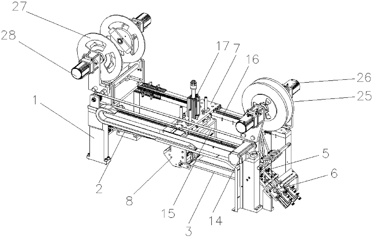 Paperboard adhesive adhering mechanism