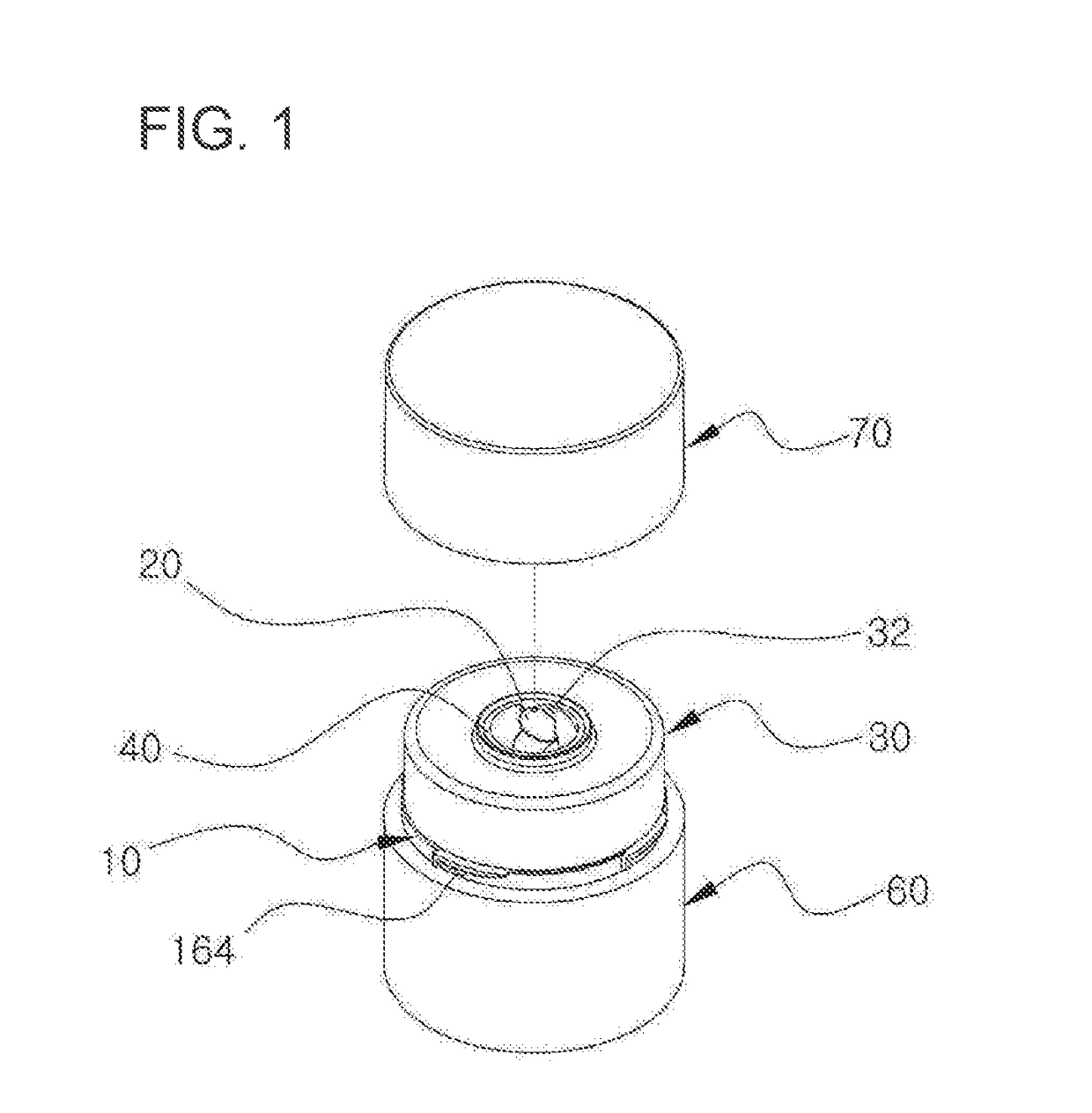 Container for storing and individually discharging capsules