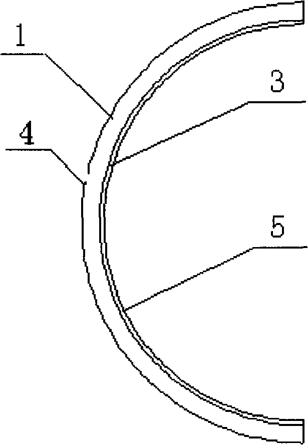 Manufacturing process of high-power low-speed diesel shaft bushing