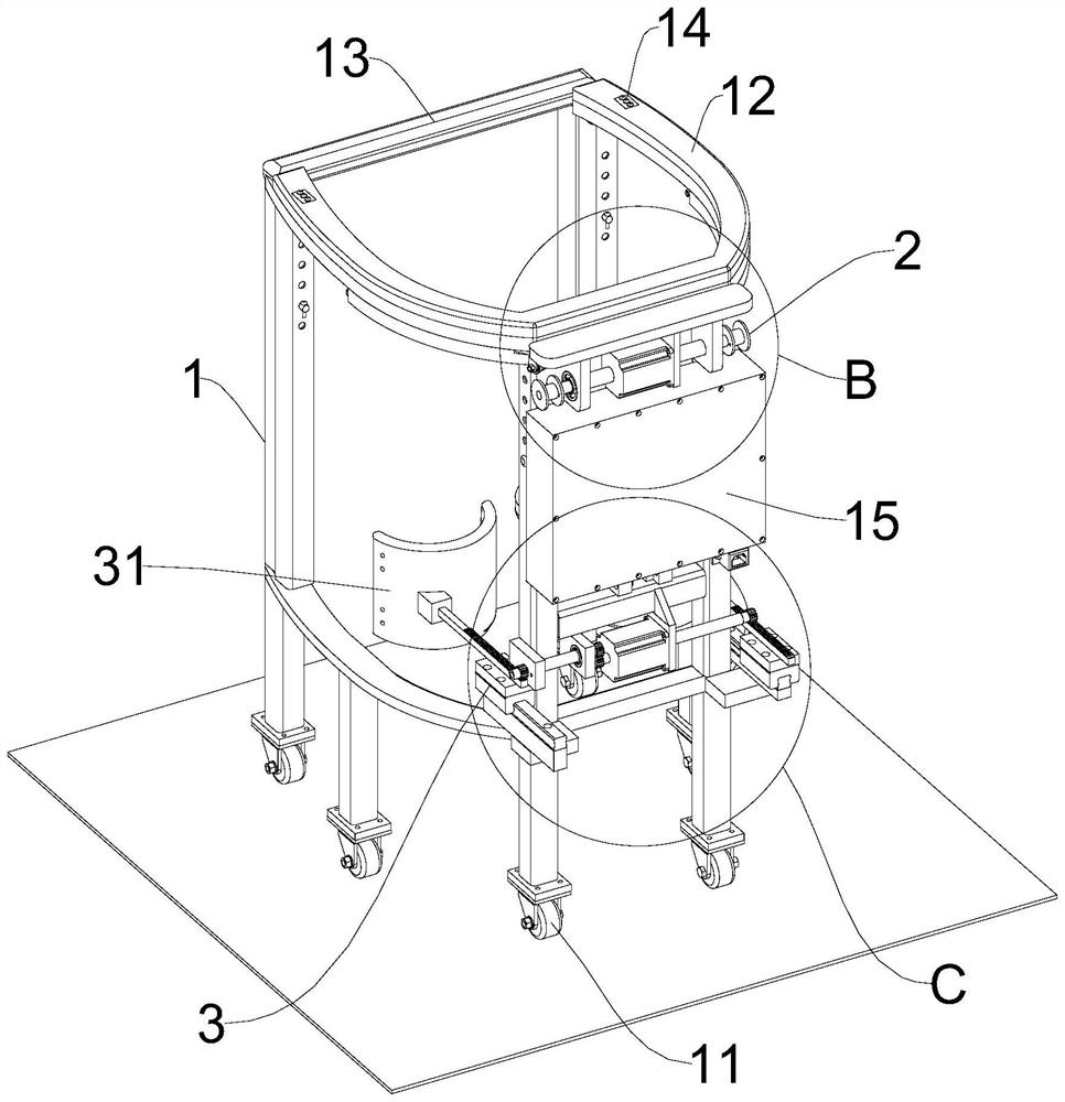 Walking assisting device