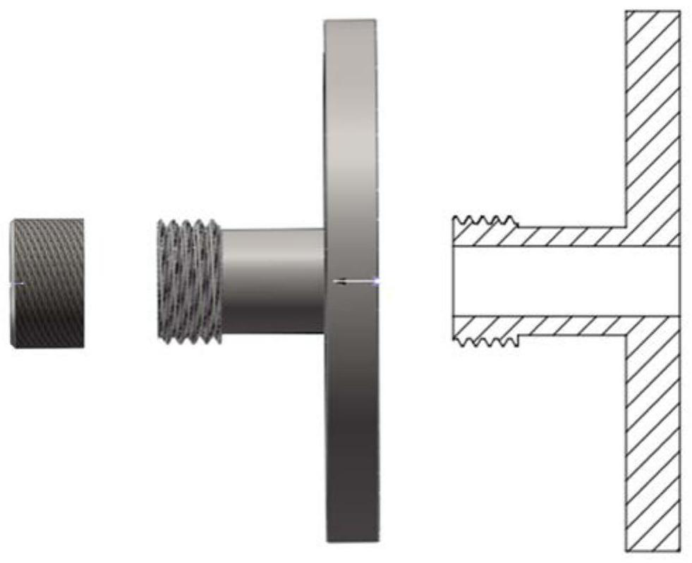 Aerosol nucleation turbulent flow tube reactor capable of continuously adjusting reaction time