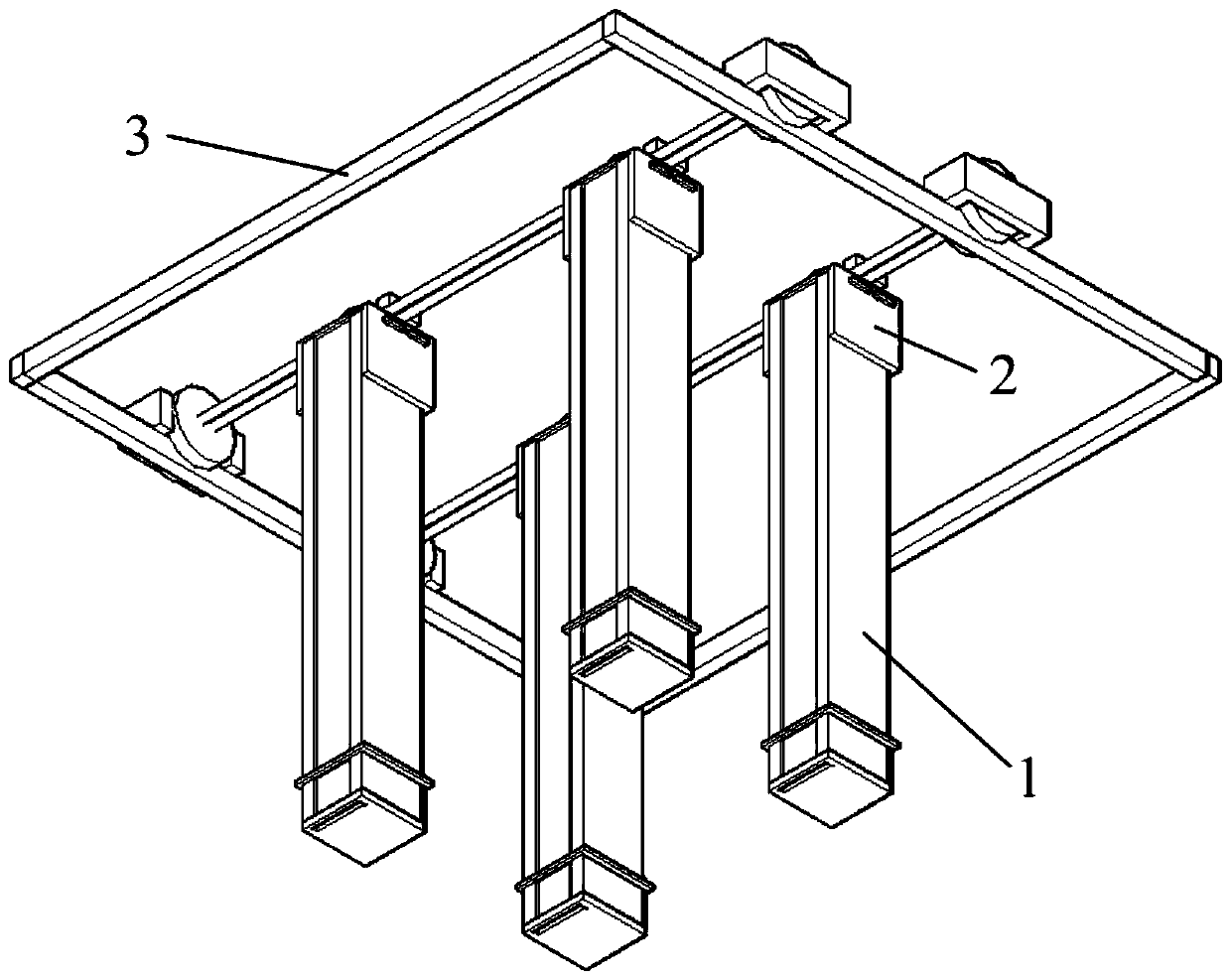 A kind of sampling tube detachable type loose accumulation structure analysis test equipment