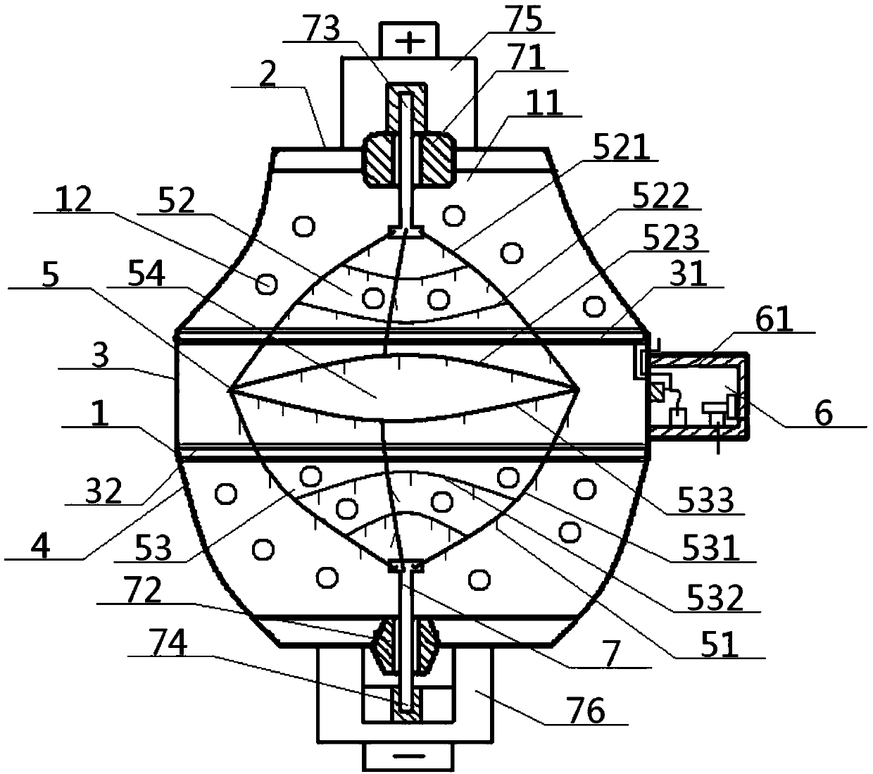 High-temperature steam-type medical sterilization device