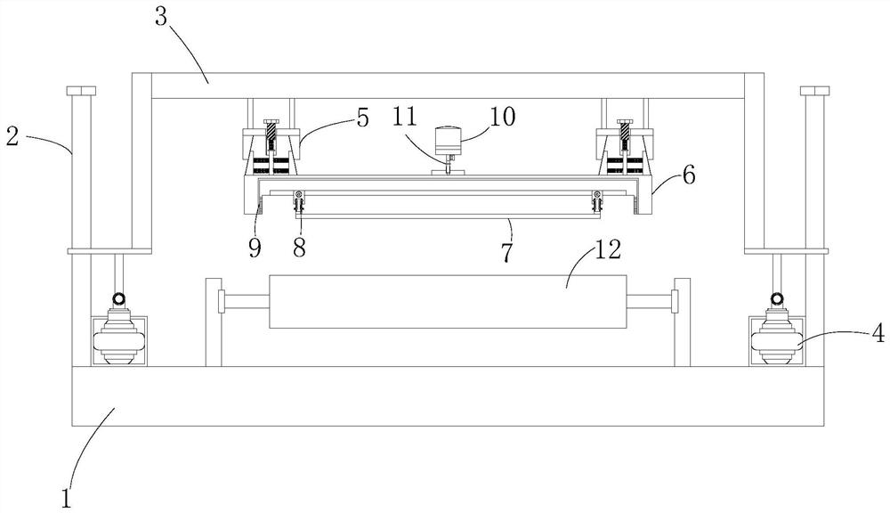 Seamless hot pressing device for down jacket fabric